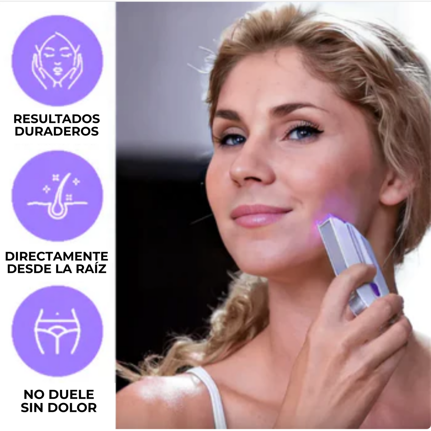 ¡Adiós al vello! sin lágrimas, gritos ni cuchillas: la depiladora que cambia tu piel (y tu humor).